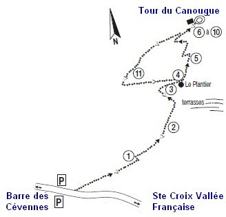 Gîtes en Cévennes - Tour du Canourgue