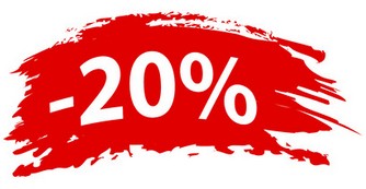 Ristourne de 20 %, c'est toujours bon à prendre ...